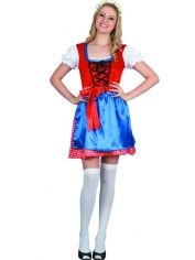 Gingham Beer Girl Costume - Womens Oktoberfest Costumes